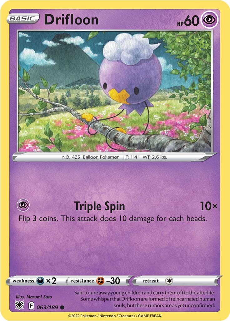 Drifloon (063/189) [Espada y Escudo: Resplandor Astral]