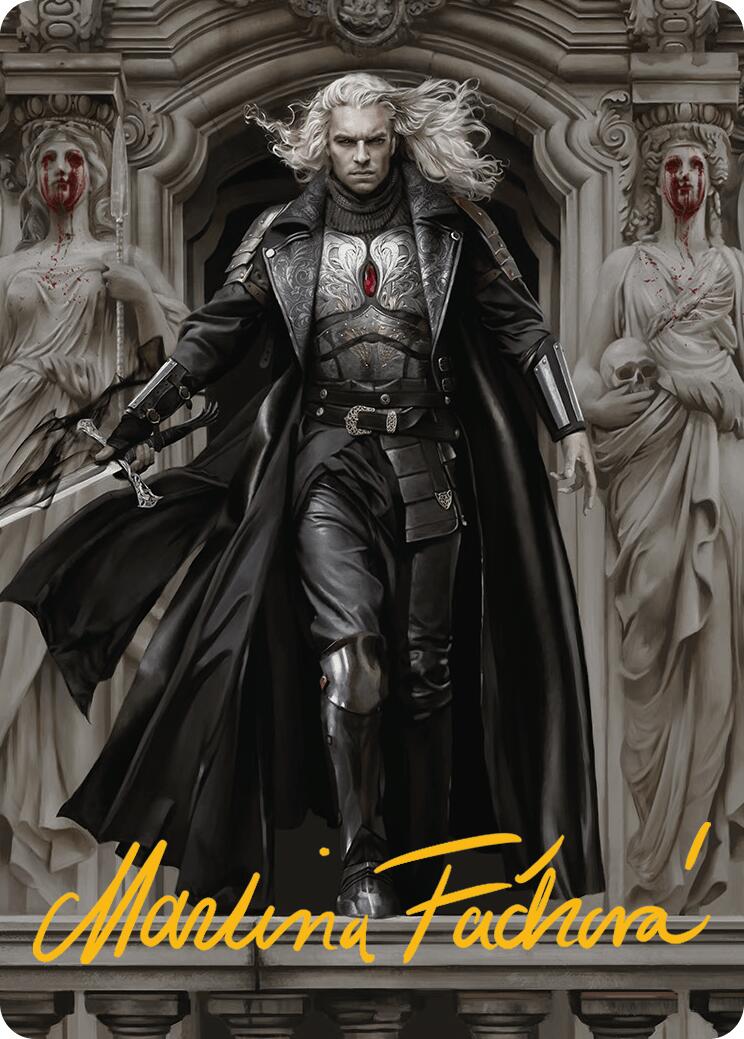 Sorin, Imperious Bloodlord Carte d'art (Signature estampée or) [Série d'art Innistrad remasterisé]