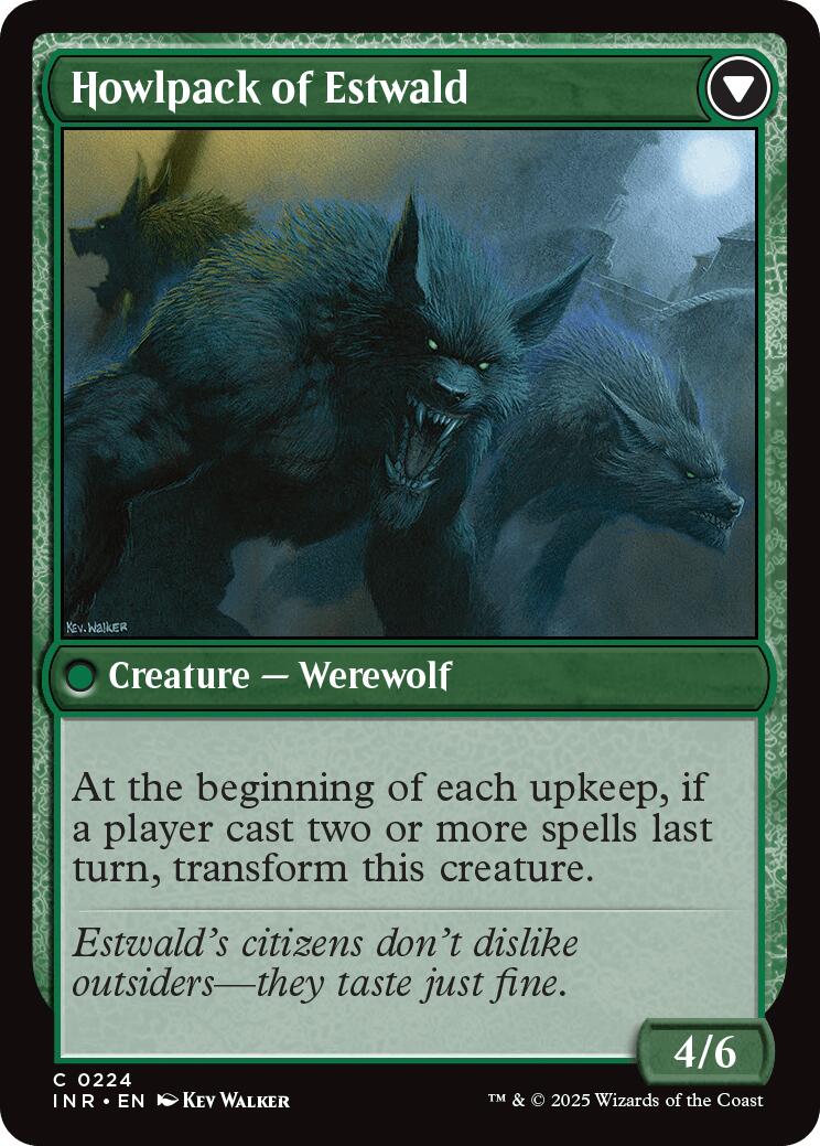 Villageois d'Estwald // Meute hurlante d'Estwald [Innistrad Remastered]