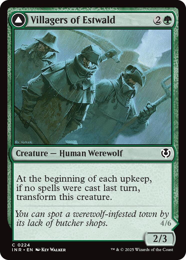 Villageois d'Estwald // Meute hurlante d'Estwald [Innistrad Remastered]