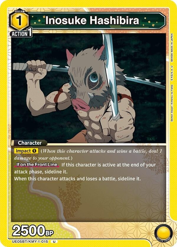 Image for Inosuke Hashibira (015) (UE05BT/KMY-1-015) (UE05BT) - Union Arena