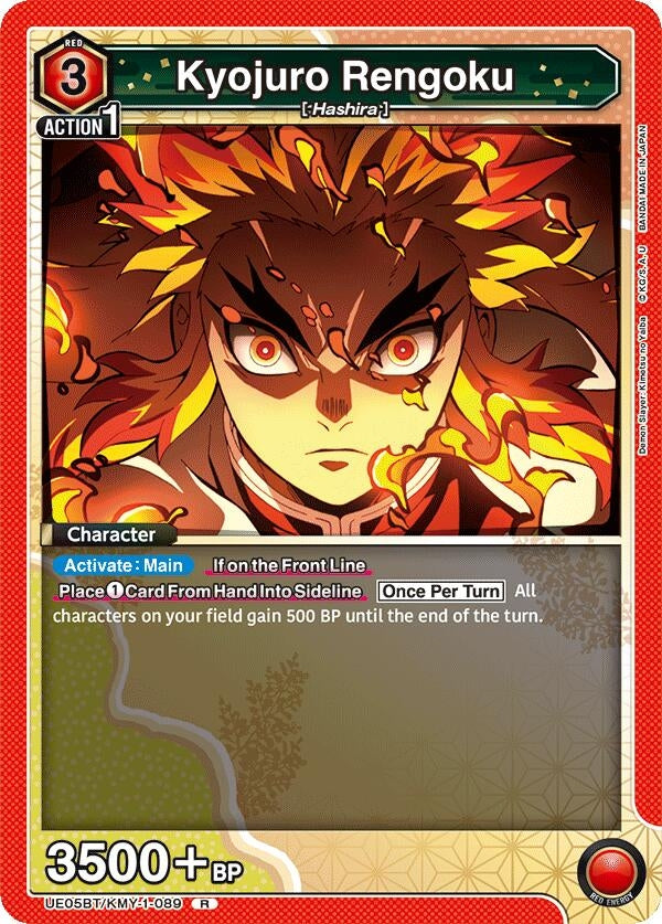 Image for Kyojuro Rengoku (089) (UE05BT/KMY-1-089) (UE05BT) - Union Arena