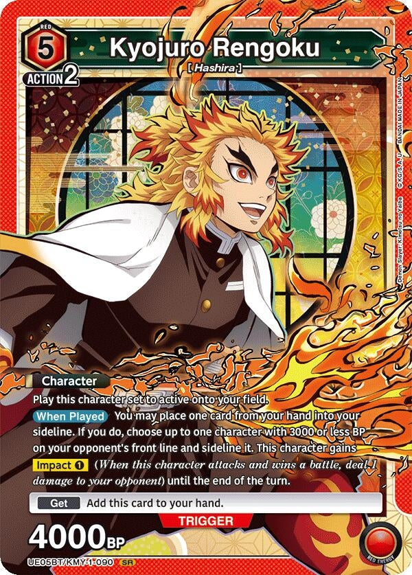 Image for Kyojuro Rengoku (090) (UE05BT/KMY-1-090) (UE05BT) - Union Arena