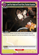 Lower Your Heads and Crouch Down. Prostrate Yourselves. - Demon Slayer: Kimetsu no Yaiba (UE05BT)