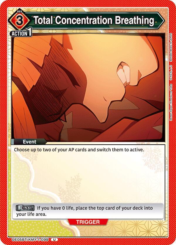 Total Concentration Breathing (099) - Demon Slayer: Kimetsu no Yaiba (UE05BT)