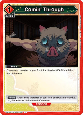 Image for Comin' Through (UE05BT/KMY-1-100) (UE05BT) - Union Arena