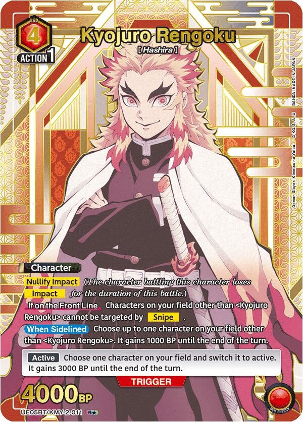 Image for Kyojuro Rengoku (011) (R*) (UE05BT/KMY-2-011) (UE05BT) - Union Arena