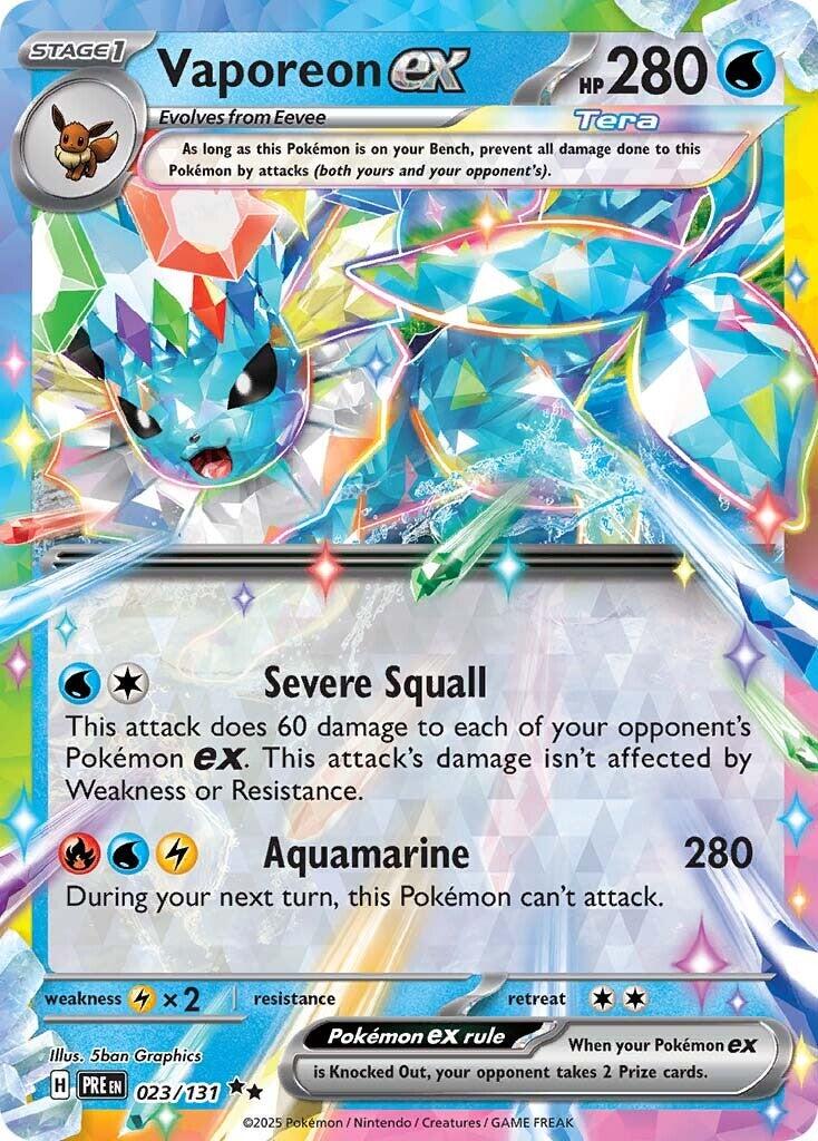 Aquali ex (023/131) [Écarlate et Violet : Évolutions Prismatiques]