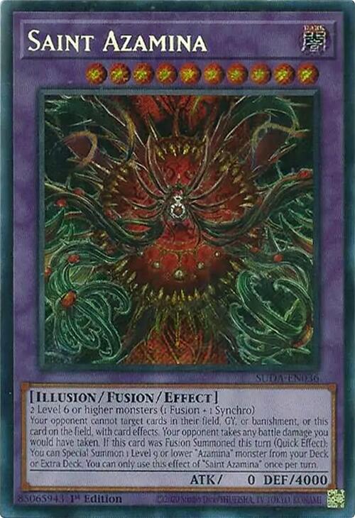 Sainte Azamina [SUDA-FR036] Secret Rare