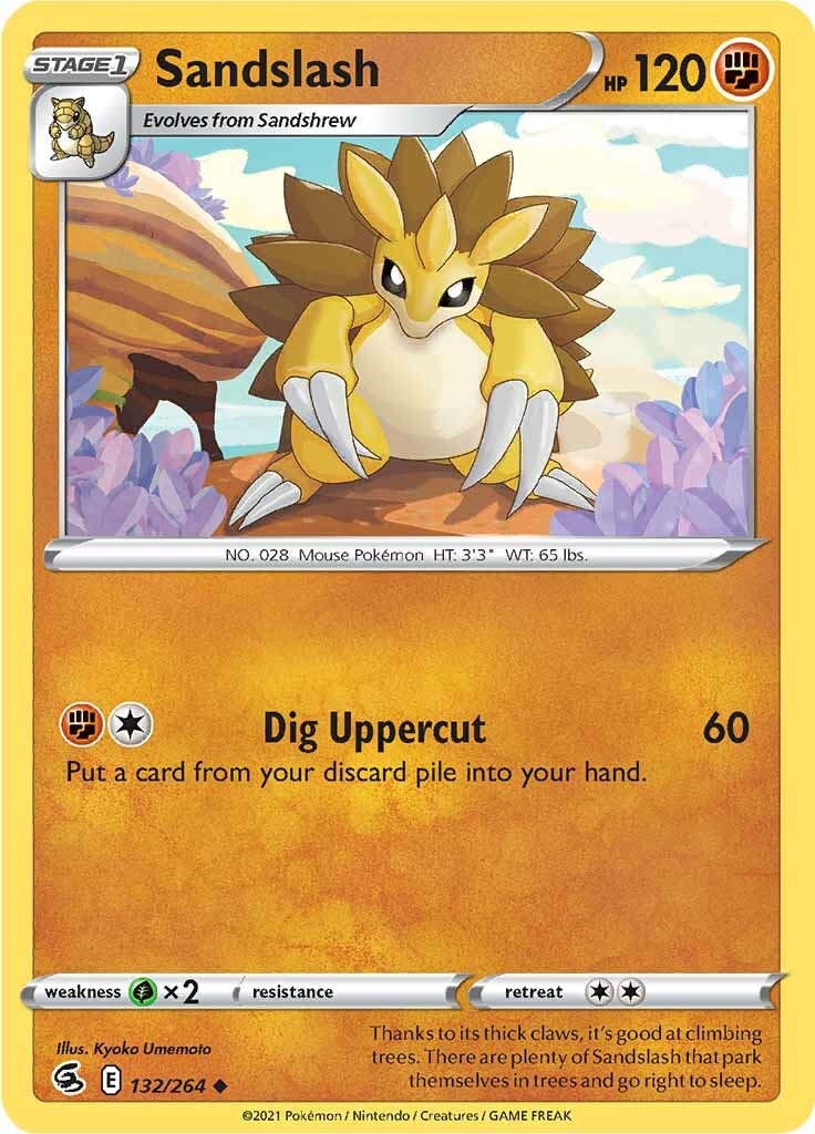 Sandslash (132/264) [Espada y Escudo-Golpe Fusión]