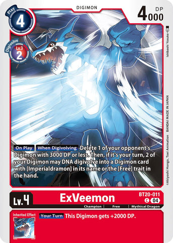 ExVeemon [BT20-011] [Lanzamiento de la Edición Especial de Mejora Ver.2.5]