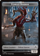 Horreur eldrazi // Soldat humain (0003) Jeton double-face [Jetons Innistrad Remastered]