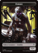 Zombie (0011) // Zombie (0012) Jeton double face [Jetons Innistrad remasterisé]