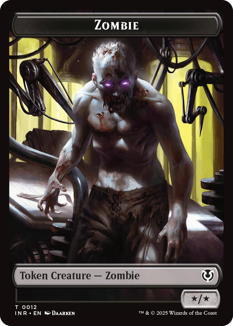 Zombie (0011) // Zombie (0012) Jeton double face [Jetons Innistrad remasterisé]