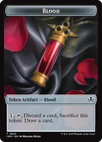 Ficha de dos caras Sangre // Pista [Innistrad Remastered Tokens]