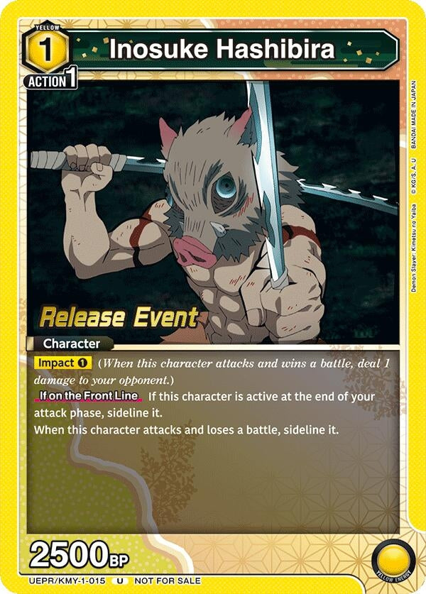 Image for Inosuke Hashibira (015) (UEPR/KMY-1-015) (UE05BT_RE) - Union Arena