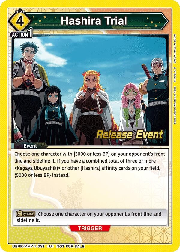 Image for Hashira Trial (UEPR/KMY-1-031) (UE05BT_RE) - Union Arena