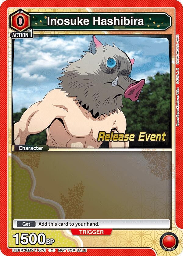 Image for Inosuke Hashibira (076) (UEPR/KMY-1-076) (UE05BT_RE) - Union Arena