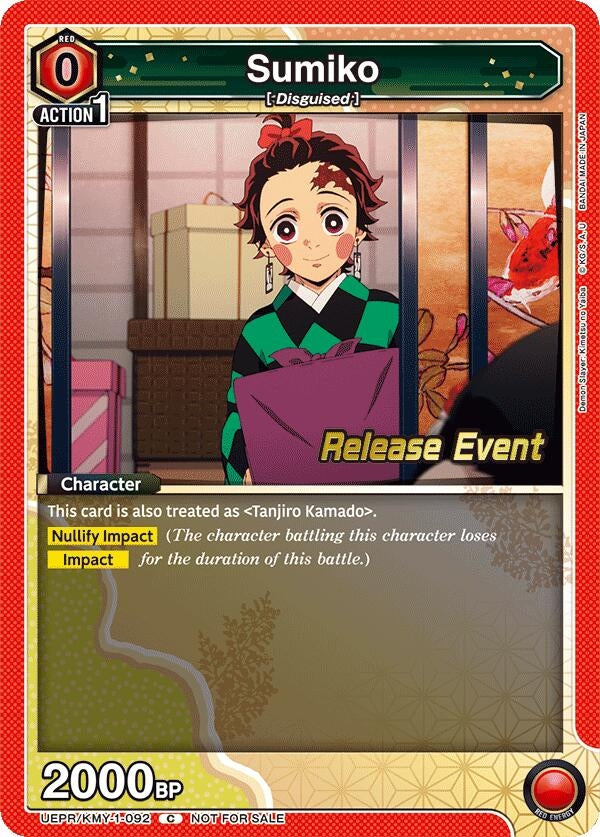 Image for Sumiko (UEPR/KMY-1-092) (UE05BT_RE) - Union Arena