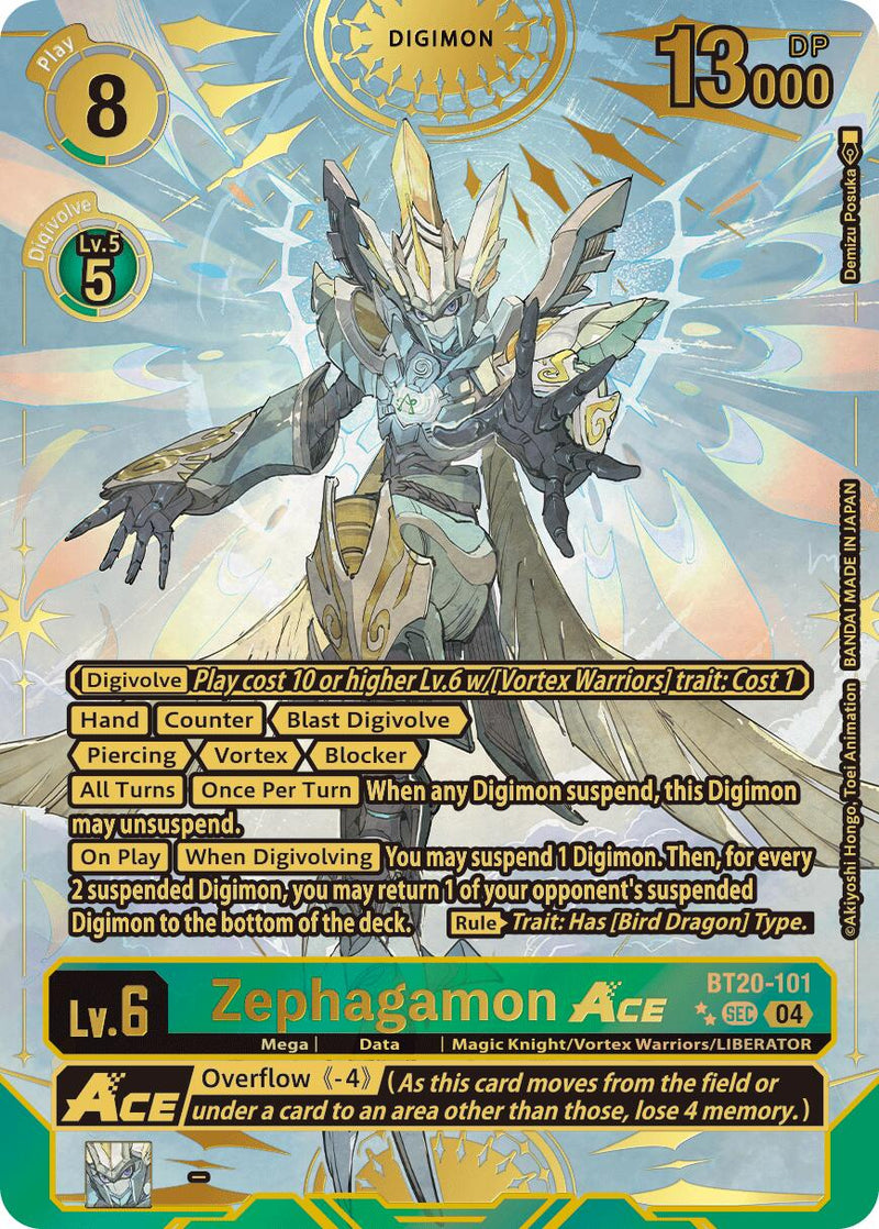 Zephagamon ACE [BT20-101] (Rare) [Release Special Booster Ver.2.5]