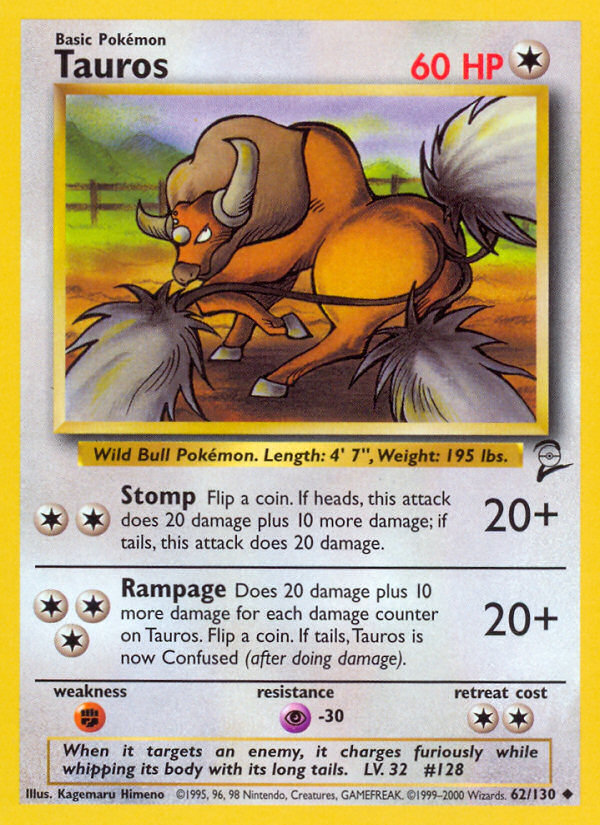 Tauros (62/130) [Set de Base 2]