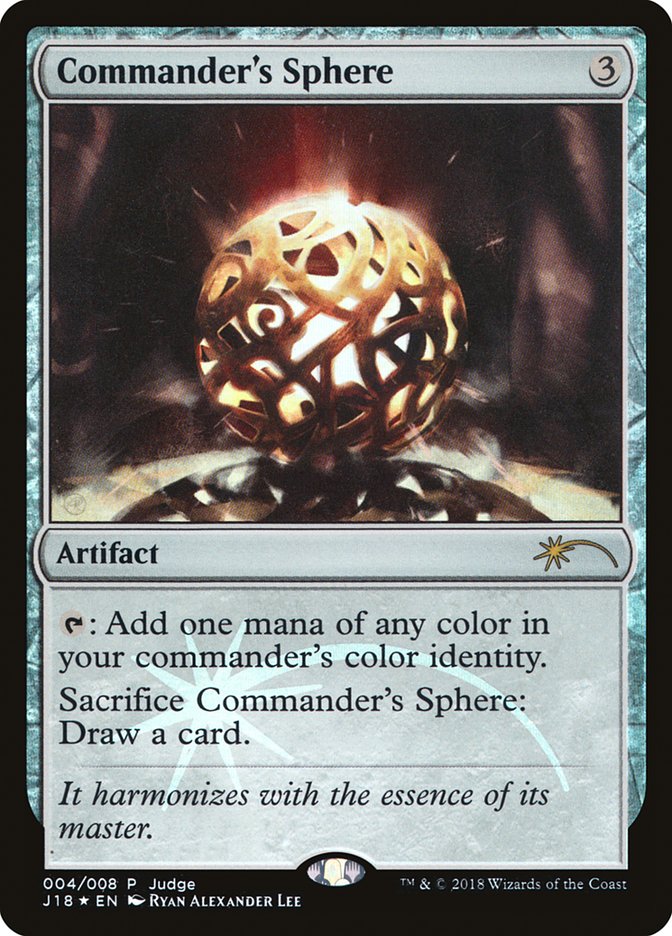 Esfera del comandante [Cartas de regalo de juez 2018]