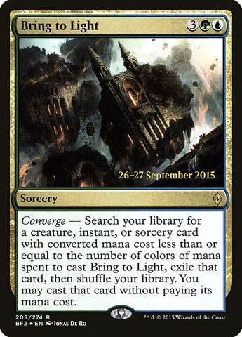 Salir a la luz [Promos del Prerelease de La Batalla por Zendikar]