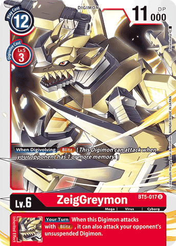 ZeigGreymon [BT5-017] [Batalla de Omni]