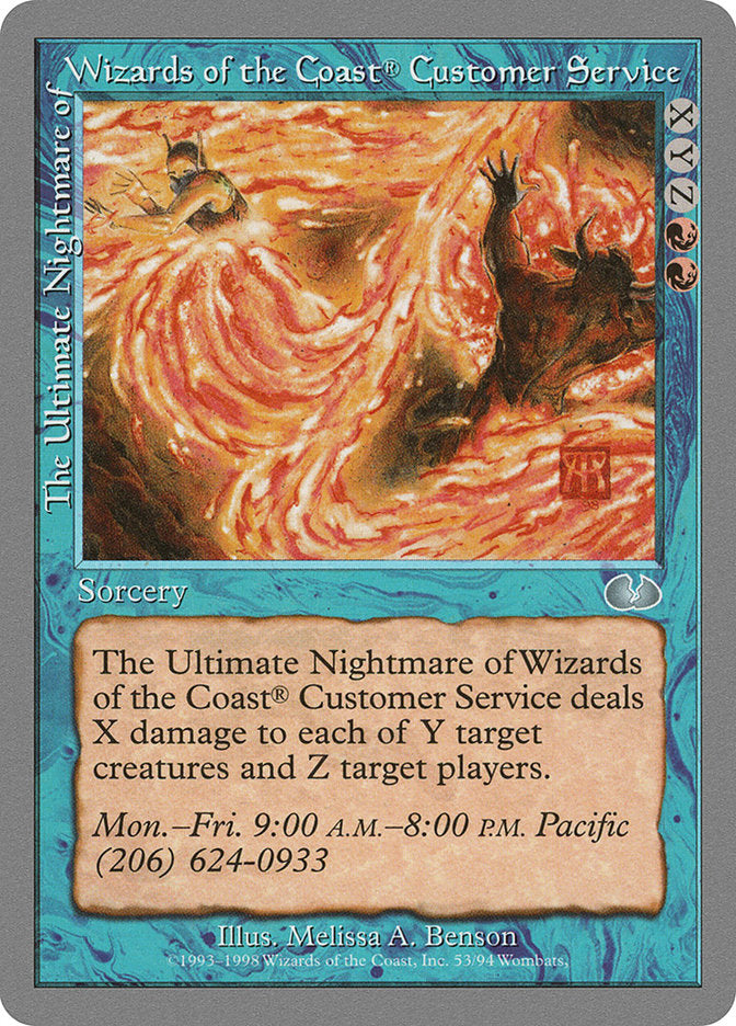 Le Cauchemar Ultime du Service Clientèle de Wizards of the Coast® [Délirant]