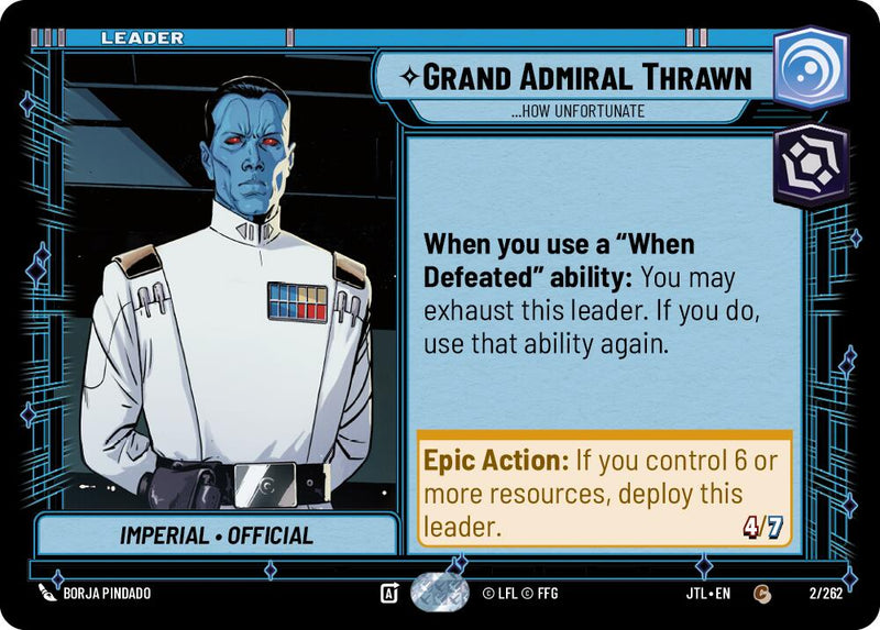 Grand Amiral Thrawn - ...Quel dommage (2/262) (2/262) [Saut dans l'hyperespace]