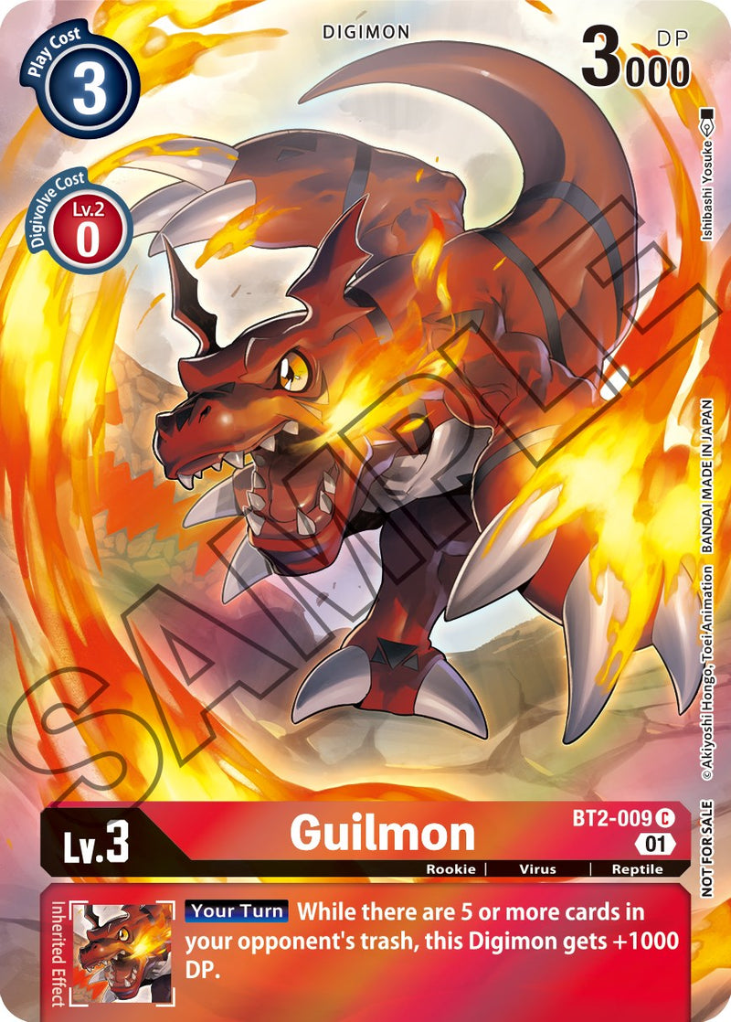 Guilmon [BT2-009] (Tamer's Card Set 1) [Promociones especiales del sobre de lanzamiento]