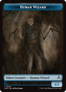 Sorcier humain // Emblème - Jace, expert en mystères jeton recto-verso [Jetons Innistrad remasterisé]