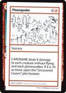 Planequake (Édition 2021) [Cartes de test des boosters mystères]