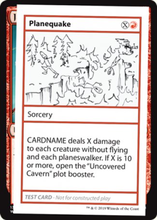 Planequake (Édition 2021) [Cartes de test des boosters mystères]