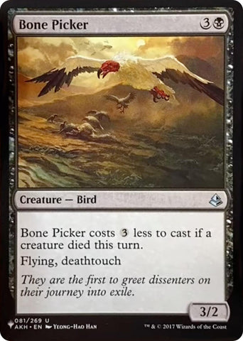 Bone Picker [La liste]