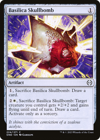 Bomba craneal de la Basílica [Phyrexia: All Will Be One]