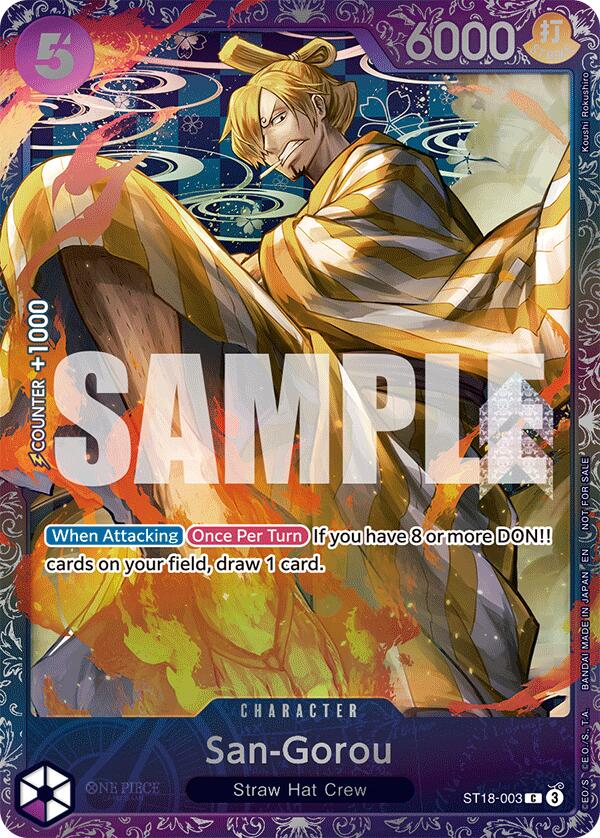 San-Gorou (Coupe au trésor 2025) [Cartes promotionnelles One Piece]