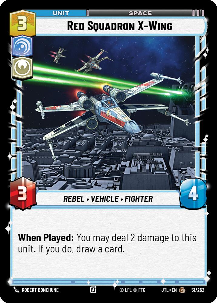 Escadron Rouge X-Wing (051/262) (051/257) [Passe en vitesse lumière]