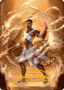 Basri, champion de demain Carte artistique (Signature estampillée or) [Série artistique Dérive-éther]