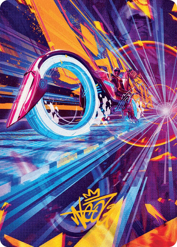 Carte illustrée Spotcycle Scouter (Signature dorée) [Série d'illustrations Aetherdrift]