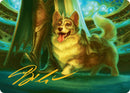 Carte d'art de la mascotte du district (30/54) (Signature estampée or) [Série Aetherdrift Art]