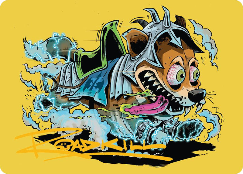 Carte artistique Mascotte du District (50/54) (Signature estampée or) [Série artistique Aetherdrift]