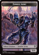 Armée zombie // Guerrier zombie – Jeton recto-verso [Aetherdrift Tokens]