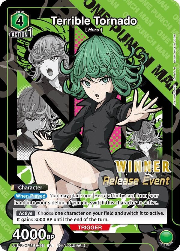 Image for Terrible Tornado (Release Event Winner) (UEPR/OPM-1-051) (UE06BT_RE) - Union Arena