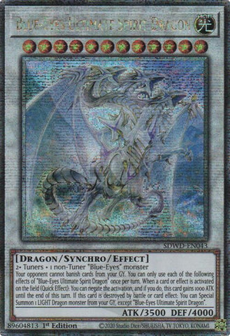 Dragon Ultime Spirituel aux Yeux Bleus (Quarter Century Secret Rare) [SDWD-EN043] Quarter Century Secret Rare