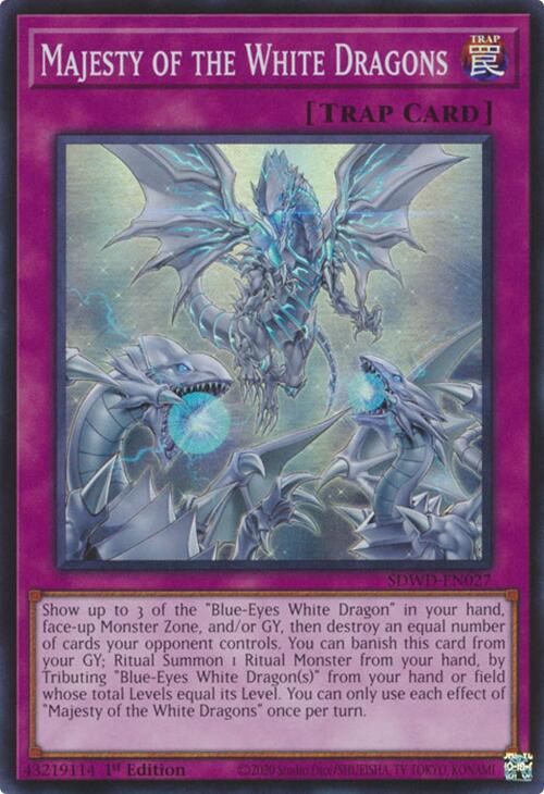 Majesté des Dragons Blancs [SDWD-FR027] Super Rare