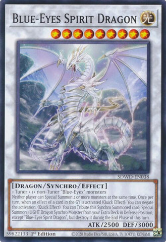 Dragon Esprit du Dragon Blanc Aux Yeux Bleus [SDWD-FR038] Commune