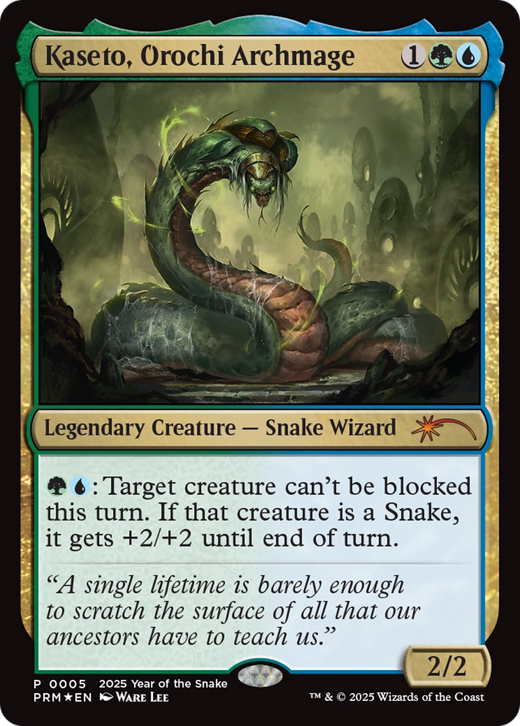 Kaseto, Archimage orochi (Année du Serpent 2025) [Promos Standard Showdown]