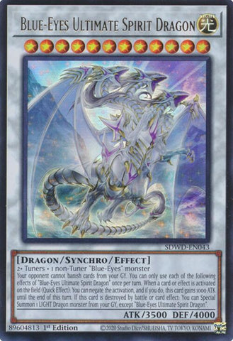 Dragon Ultime Spirituel aux Yeux Bleus [SDWD-FR043] Ultra Rare