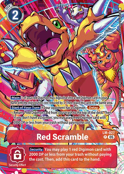 Mêlée Rouge [LM-027] (Illustration alternative) [Deck de Démarrage : Protecteur de Lumière]